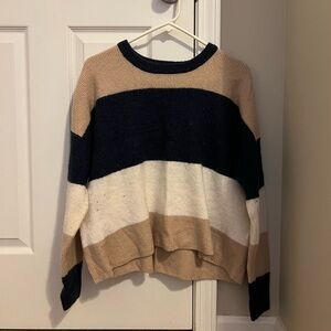 Striped Madewell Wool Sweater